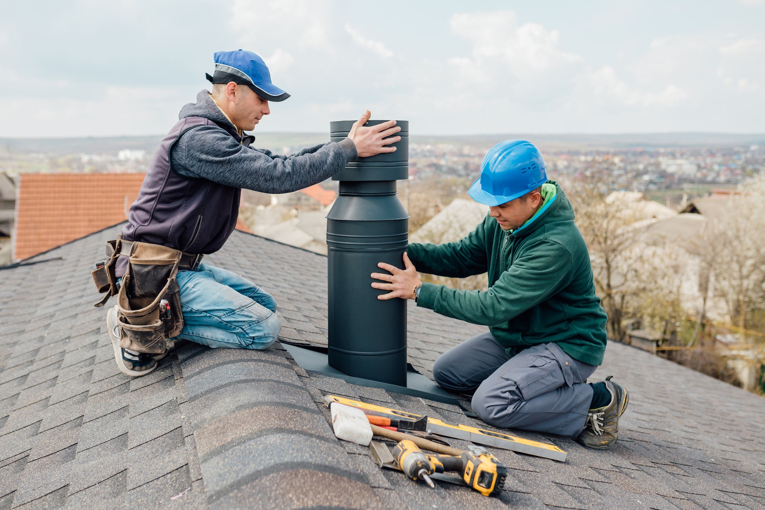 Roof ventilation installation